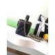 Repliche Borsa a tracolla Chanel 25C Vanity con catena AP4404 Nero Imitazioni False Online