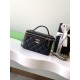 Repliche Borsa a tracolla Chanel 25C Vanity con catena AP4404 Nero Imitazioni False Online