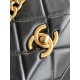 Repliche Borsa a tracolla Chanel Matelasse Coco AS4595 Nero Imitazioni False Online