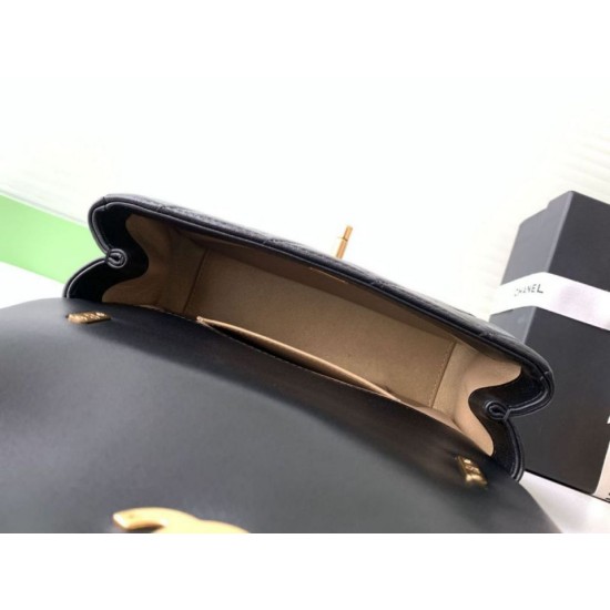 Repliche Borsa a tracolla Chanel Matelasse Coco AS4595 Nero Imitazioni False Online