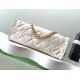 Repliche Borsa tote Chanel grande con tracolla a catena AS5303 Bianco Imitazioni False Online