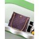 Repliche Borsa tote Chanel grande con tracolla a catena AS5303 Scamosciato Viola Imitazioni False Online