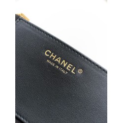 Repliche Borsa hobo Chanel Maxi AS5839 Pelle di vitello nera Imitazioni False Online