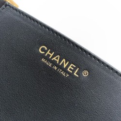 Repliche Borsa hobo Chanel Maxi AS5839 Pelle di vitello nera Imitazioni False Online