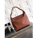 Repliche Borsa hobo Chanel Maxi AS5839 Pelle di vitello marrone Imitazioni False Online