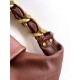 Repliche Borsa hobo Chanel Maxi AS5839 Pelle di vitello marrone Imitazioni False Online