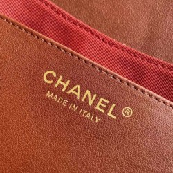 Repliche Borsa hobo Chanel Maxi AS5839 Pelle di vitello marrone Imitazioni False Online