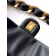 Repliche Borsa hobo Chanel AS5838 Pelle di vitello nera Imitazioni False Online