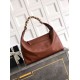 Repliche Borsa hobo Chanel AS5838 Pelle di vitello marrone Imitazioni False Online