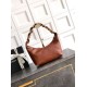Repliche Borsa Hobo Chanel Piccola AS5837 Pelle di Vitello Marrone Imitazioni False Online