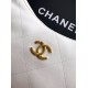 Repliche Borsa Hobo Chanel Piccola AS5837 Pelle di Vitello Bianca Imitazioni False Online