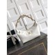 Repliche Borsa Hobo Chanel Piccola AS5837 Pelle di Vitello Bianca Imitazioni False Online