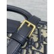 Repliche Mini borsa a mano Dior Jolie Dior Oblique jacquard S3123 Blu Imitazioni False Online