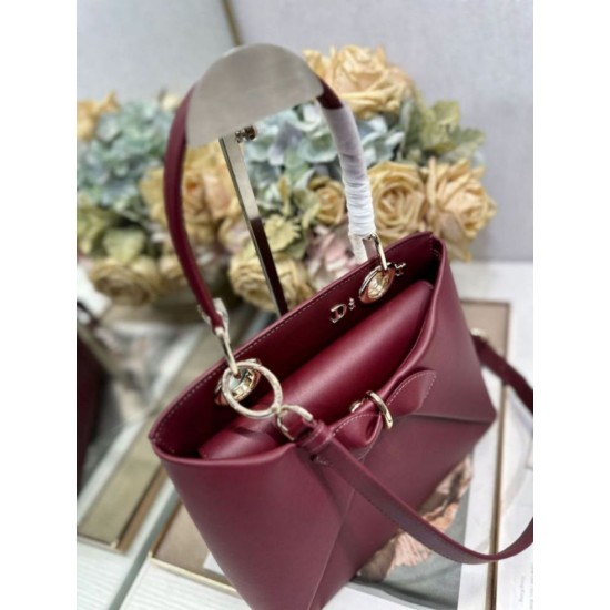 Replica borsa tote Dior CD 26SS fiocco bordeaux Imitazioni False Repliche borsa tote Dior CD 26SS fiocco bordeaux Imitazioni False Online
