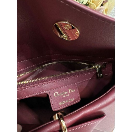Replica borsa tote Dior CD 26SS fiocco bordeaux Imitazioni False Repliche borsa tote Dior CD 26SS fiocco bordeaux Imitazioni False Online
