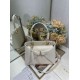 Repliche Borsa tote Dior CD 26SS con fiocco bianca Imitazioni False Online