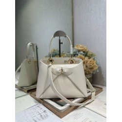 Repliche Borsa tote Dior CD 26SS con fiocco bianca Imitazioni False Online