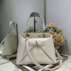 Repliche Borsa tote Dior CD 26SS con fiocco bianca Imitazioni False Online