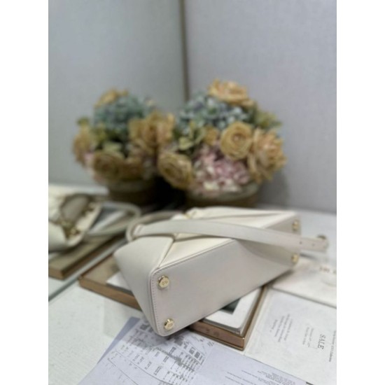 Repliche Borsa tote Dior CD 26SS con fiocco bianca Imitazioni False Online