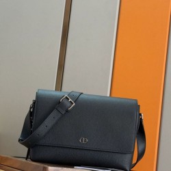Repliche Borsa a tracolla Dior CD Icon Uomo nera Imitazioni False Online