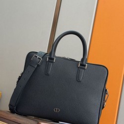 Repliche Borsa tote Dior CD Icon Uomo con cerniera nera Imitazioni False Online