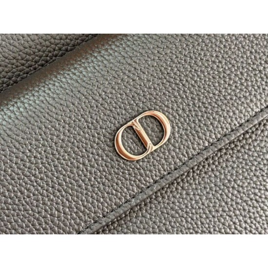 Repliche Borse a tracolla Dior CD Icon uomo con cerniera nera Imitazioni False Online