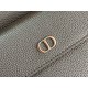 Repliche Borse a tracolla Dior CD Icon uomo con cerniera nera Imitazioni False Online