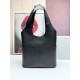 Repliche borsa tote Dior Privé Icons Uomo nera in pelle di vitello Imitazioni False Online