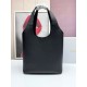 Repliche borsa tote Dior Privé Icons Uomo nera in pelle di vitello Imitazioni False Online