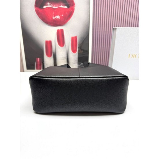Repliche borsa tote Dior Privé Icons Uomo nera in pelle di vitello Imitazioni False Online