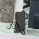 Repliche pochette Dior A4 cerniera borsa Dior Oblique nera Imitazioni False Online