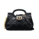 Repliche Mini borsa a mano Dior Jolie Cannage S3123 Nero Imitazioni False Online