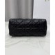 Repliche Mini borsa a mano Dior Jolie Cannage S3123 Nero Imitazioni False Online