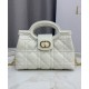 Repliche Mini borsa a mano Dior Jolie Cannage S3123 Beige Imitazioni False Online