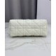 Repliche Mini borsa a mano Dior Jolie Cannage S3123 Beige Imitazioni False Online