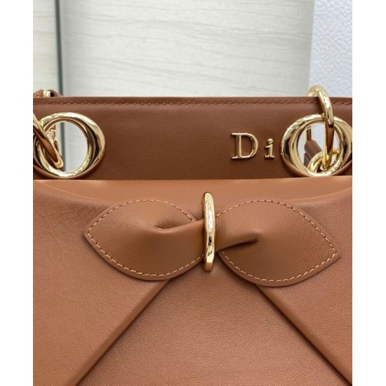 Replica Dior CD 26SS Borsa tote con fiocco color caffè Imitazioni False Repliche Dior CD 26SS Borsa tote con fiocco color caffè Imitazioni False Online