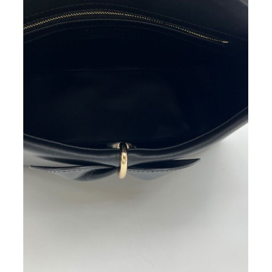 Repliche Borsa tote Dior CD 26SS con fiocco Nero Imitazioni False Online