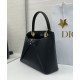Repliche Borsa tote Dior CD 26SS con fiocco Nero Imitazioni False Online