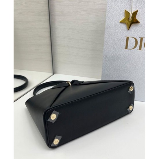 Repliche Borsa tote Dior CD 26SS con fiocco Nero Imitazioni False Online