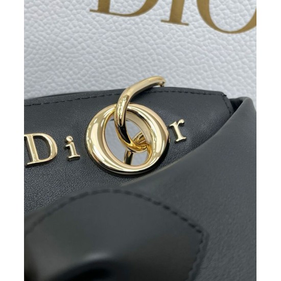 Repliche Borsa tote Dior CD 26SS con fiocco Nero Imitazioni False Online