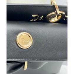 Repliche Borsa tote Dior CD 26SS con fiocco Nero Imitazioni False Online