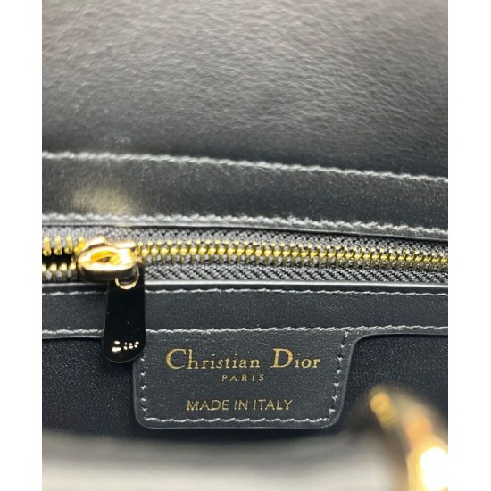 Repliche Borsa tote Dior CD 26SS con fiocco Nero Imitazioni False Online