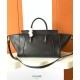 Repliche Borsa tote a spalla media Luggage Celine morbida pelle di agnello lucida nera Imitazioni False Online