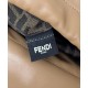 Repliche Zaino con coulisse da donna Fendi Cappuccino Vintage Albicocca Imitazioni False Online