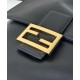 Repliche Zaino con coulisse da donna Fendi Cappuccino Vintage Nero Imitazioni False Online