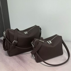 Repliche Borsa a tracolla Fendi Lui Media/Grande 7VA667 Caffè Imitazioni False Online