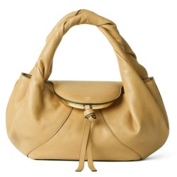 Repliche Borsa tote Fendi Spy Mini/Piccola/Grande Albicocca Imitazioni False Online