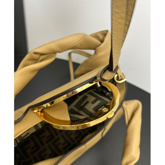 Repliche Borsa tote Fendi Spy Mini/Piccola/Grande Albicocca Imitazioni False Online