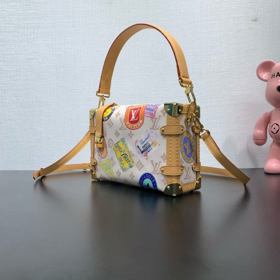 Repliche Perfette LV M14606 Borsa media Side Trunk Monogram Dune Flight Mode Imitazioni False Online
