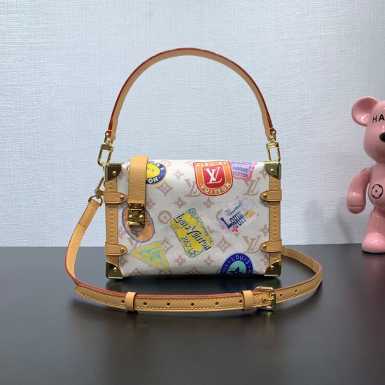 Repliche Perfette LV M14606 Borsa media Side Trunk Monogram Dune Flight Mode Imitazioni False Online